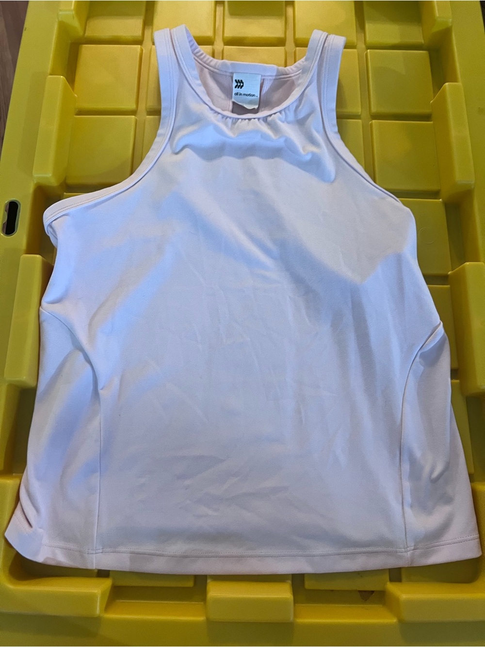 all in motion White Women's High-Neck Athletic Tank